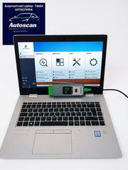 Διαγνωστικό Porsche. Laptop και καλώδιο διάγνωσης.