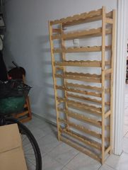 Εντοιχιζόμενη ξύλινη κάβα μπουκαλιών  77 θεσεων