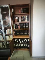 2 Βιβλιοθήκες γραφείου μασιφ ξύλο