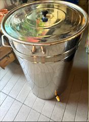 Inox δοχειο 100 λιτρων