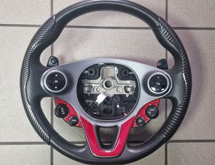 ΤΙΜΟΝΙ F1 for SMART 453 with Padlles & Carbon