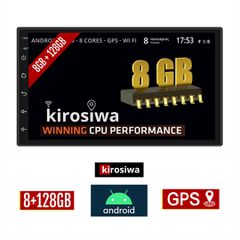 KIROSIWA 8GB + 128GB SUZUKI JIMNY (2005-2019) Android οθόνη αυτοκίνητου με GPS WI-FI (ηχοσύστημα αφής 7" ιντσών Youtube Playstore MP3 USB Radio Bluetooth Mirrorlink DSP Apple Carplay Android Auto 4x60
