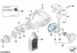 ΤΣΙΜΟΥΧΑ ΔΙΑΦΟΡΙΚΟΥ / ΗΜΙΑΞΟΝΙΟ BMW Ε81 Ε82 E87 Ε88 Ε46 E90 E92 Ε93 Ε39 Ε60 Ε83 Ε84 Ε53 ''BMW Βαμβακάς''-thumb-5