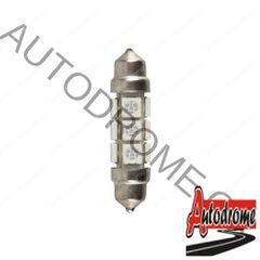 ΛΑΜΠΑΚΙ ΠΛΑΦΟΝΙΕΡΑΣ 24/28V 11x43mm 60lm 12xSMD LED ΠΟΡΤΟΚΑΛΙ ΔΙΠΛΗΣ ΠΟΛΙΚΟΤΗΤΑΣ LAMPA - 20 ΤΕΜ.