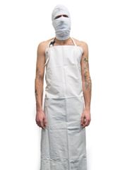 PVC Butchers Apron White OS-thumb-2