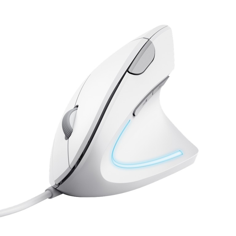 TRUST VERTO ERGO MOUSE - WHITE / Computers
