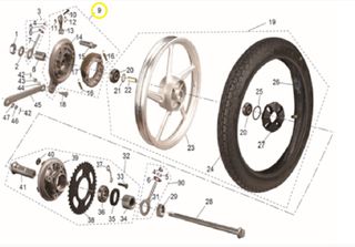 Κιθάρα Κομπλέ Μέ Σιαγώνες Gemini Ark.125 CY80-15C21-BB01