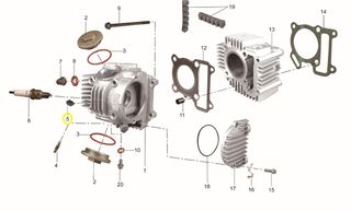 Λάστιχο Κραδασμών Κεφαλής Gemini Ark.125 ZA1-100601-0
