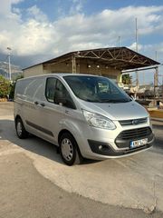 Ford Transit Custom 2017 2 ΠΌΡΤΕΣ ΠΛΑΙΝΕΣ-EURO6-CRUISE CONTROL-thumb-1
