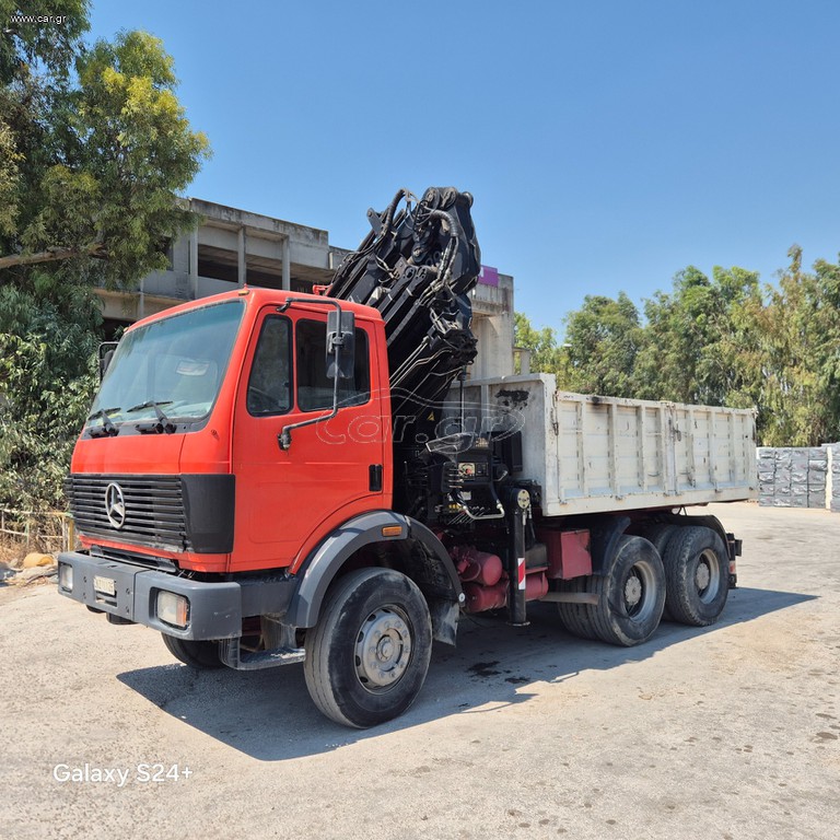 Ανατροπή + Γερανός Mercedes-Benz 1995 2631 6χ4 hiab 24000 2008