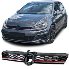 Γυαλιστερή μαύρη μάσκα για VW Golf 7 GTI Facelift 17-20