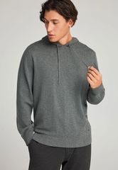 Funky Buddha Ανδρική πλεκτή μπλούζα με κουκούλα FBM012-050-09