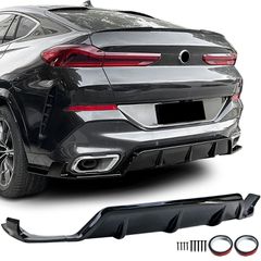 Πίσω διαχύτης Performance Black Gloss κατάλληλος για BMW X6 G06 από το 2019