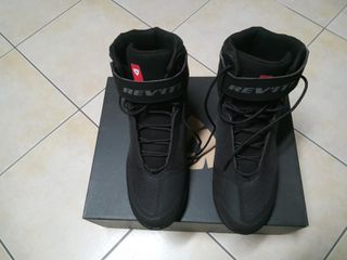 Rev'it Mission Motorcycle Shoes Black Red