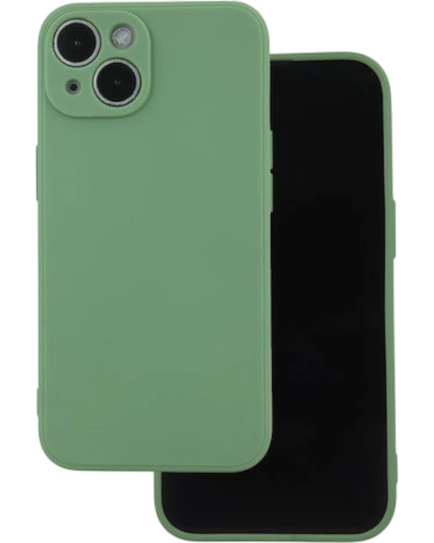Matt TPU case protect lens for iPhone 14 mint