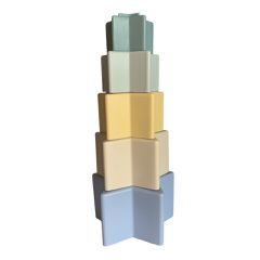 Magni - Silicone Stacking Tower with Star Shaped Boxes (5559) / Toys