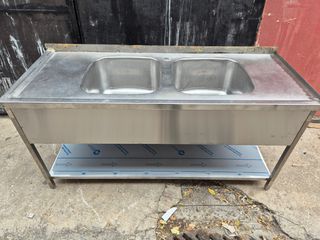 ΛΑΝΤΖΑ ΑΝΟΙΧΤΗ ΔΙΠΛΗ ΔΙΑΣΤΑΣΕΩΝ 176Χ70Χ85 ΜΕ 2 ΓΟΥΡΝΕΣ ΣΤΟ ΚΕΝΤΡΟ ΔΙΑΣΤΑΣΕΩΝ 50Χ50Χ30