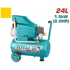 Αεροσυμπιεστής Λαδιού TOTAL 1.5kW / 2HP / 24Lit ( TC202416 )