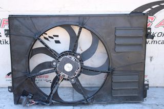 Βεντιλατέρ  SKODA YETI (2010-2014)  1K0959455FB   1K0121203AH  1K0121205AC   νερού και a/c σε πλαίσιο