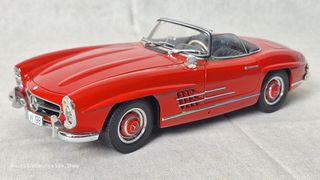 limited edition 600pcs Minichamps μινιατούρα 1/18 Mercedes-Benz 300SL red roadster 1957 Κόκκινο