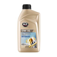 Λάδι κινητήρα για υβριδικά K2 0W-16 Full Synthetic Hybrid 1Lt