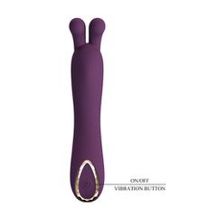 PRETTY LOVE DJ Rabbit ears stick vibrator-thumb-3