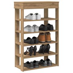 Ράφι παπουτσιών Artisan Oak 60x30x98 cm Κατασκευασμένο ξύλο 859931