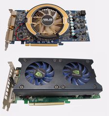NVIDIA Geforce 9600GT + GTS250 XT-OC edition