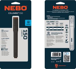NEBO ΦΑΚΟΣ COLUMBO 150, 100lm (NEB-POC-0007-G)