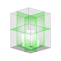 METRICA ΑΛΦΑΔΙ LASER 3D GREEN MINI (60845)