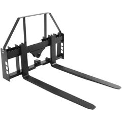 Πιρούνια παλετών VEVOR Skid Steer, Ονομαστική χωρητικότητα 1814 kg, Προσάρτημα πλαισίου πιρουνιού παλέτας με λεπίδες περονοφόρου ανυψωτικού πιρουνιού παλέτας 1065 mm, Δέκτης ρυμούλκησης 50,8 mm και μα