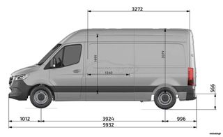 Κλούβα Mercedes-Benz 2019 Sprinter 314 CDI BLUETEC-thumb-1