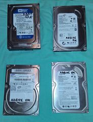 Τιμή πακέτου!!! Σκληροί δίσκοι HDD 3,5'' SATA και IDE μέχρι 500GB, λειτουργικότατοι