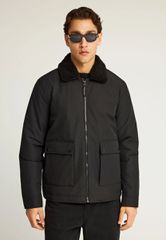 Funky Buddha Sustainable casual μπουφάν με γιακά FBM012-026-01