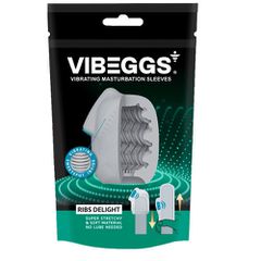 Vibeggs Ribs Delight Unisex Vibrating Masturbation Sleeve