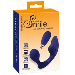 Remote Controlled Anal Clitoral Lay-On Panty Vibrator