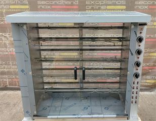 Κοτοπουλιέρα Ηλεκτρική Με 9 Σούβλες 132x57x125Cm NORTH - Καινούργια.