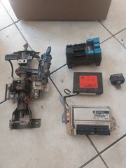 Σέτ εγκεφάλου (Ecu kit) και σπιράλ τιμονιού Hyundai Getz 2006-2011 1400cc βενζίνη -G4EE- με κωδικό 39106-26450 . 95400-1C500 . 954001C311