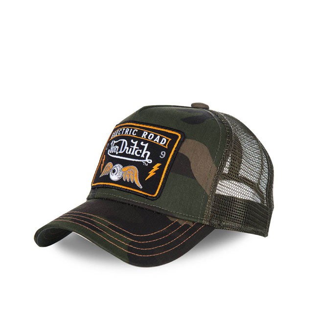 Von Dutch Καπέλο Heritage cap square patch camou