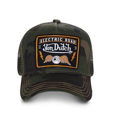 Von Dutch Καπέλο Heritage cap square patch camou-thumb-2