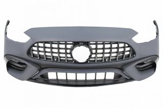 Body Kit Για Mercedes-Benz C-Class W206 21+ Sedan Amg C63 Look Με Μάσκα & Μπούκες-thumb-3
