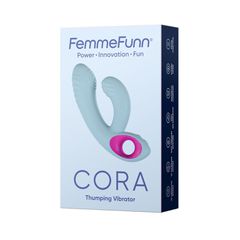 Femmefunn Cora Light Rabbit Vibrator Blue