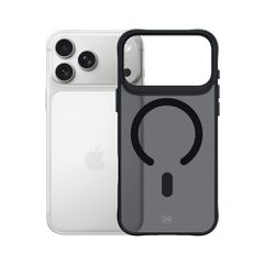 3mk Smoke MagCase for iPhone 17 Pro Max - Black Semi-Transparent