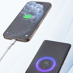 Dudao L9C 65W USB-C - USB-C Cable 1m - White-thumb-3