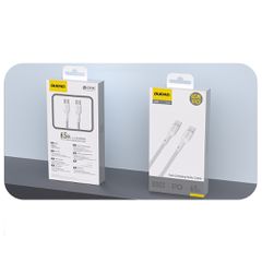 Dudao L9C 65W USB-C - USB-C 2m Cable - White-thumb-1