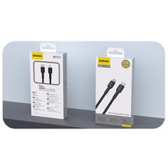 Dudao L9X 30W USB-C - Lightning Cable 2m - Black-thumb-1