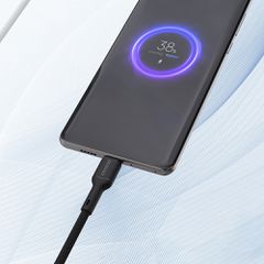 Dudao L9T 5A USB-A - USB-C Cable 1m - Black-thumb-3