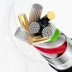 Dudao L9C Max 240W PD USB-C - USB-C 2m Cable - White-thumb-4