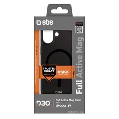 SBS Full Active Mag Case with D3O Technology for iPhone 17 - Black-thumb-1
