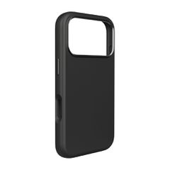Pure Icon Mag Pro Liquid Silicone Case for iPhone 17 Pro Max, MagSafe Compatible, with Camera Protection and Aluminum Buttons - Black